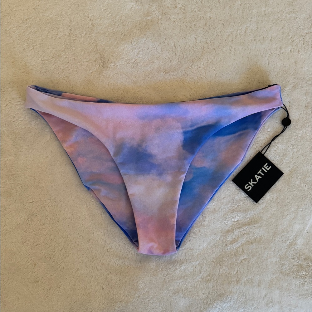 Skatie Cheryl Swim Bikini Bottoms in Dream / NWT